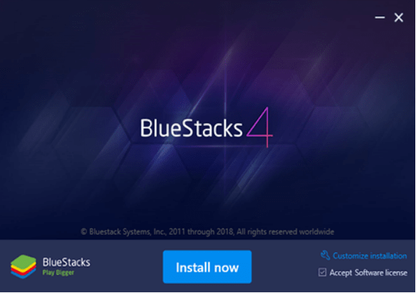 Bluestacks 4 Install Now Button-min